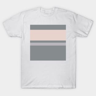 An enchanting jumble of Alabaster, Grey, Gray (X11 Gray) and Light Grey stripes. T-Shirt